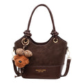 2025 new korean style handheld bucket bag women's bag retro popular chic elegant single shoulder crossbody bag