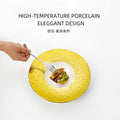 European-style creative mars crater straw hat plate - premium hotel tableware, western dinner plate, restaurant-specific dessert/sauce/southern italian pasta plate