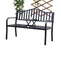 Balcony small table and chair three-piece set casuallift coffee table table and chair combination house garden outdoor courtyard iron bench