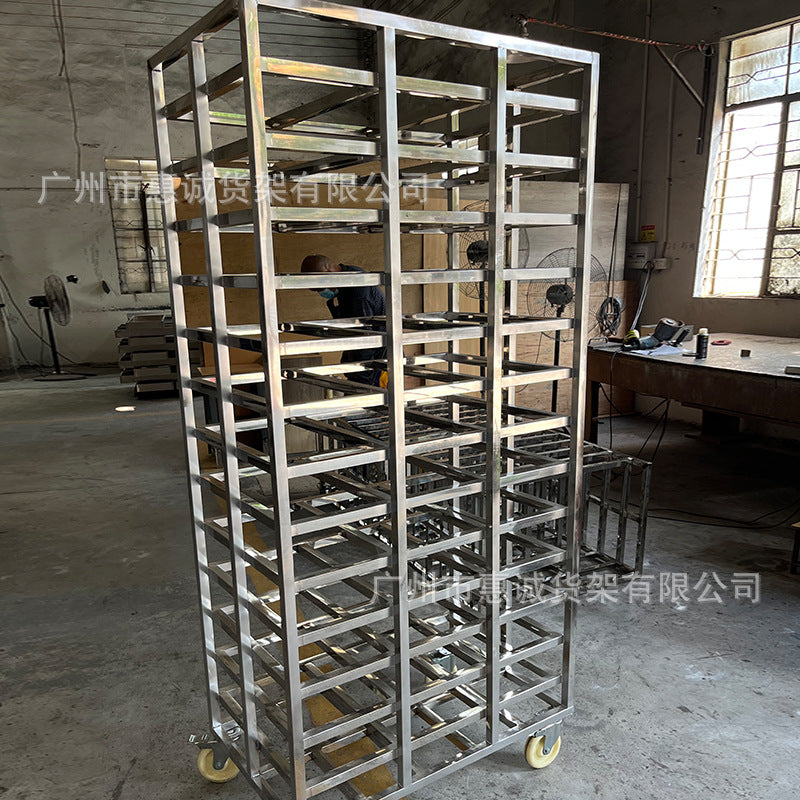 Slaughterhouse Split Workshop Central Kitchen Stainless Steel Shelf Shelf 304 Stainless Steel Shoe Rack Display Rack