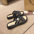 2024 new summer trendy & viral sandals: unique, casual, outdoor, fashionable, chunky sole, versatile thong sandals for women