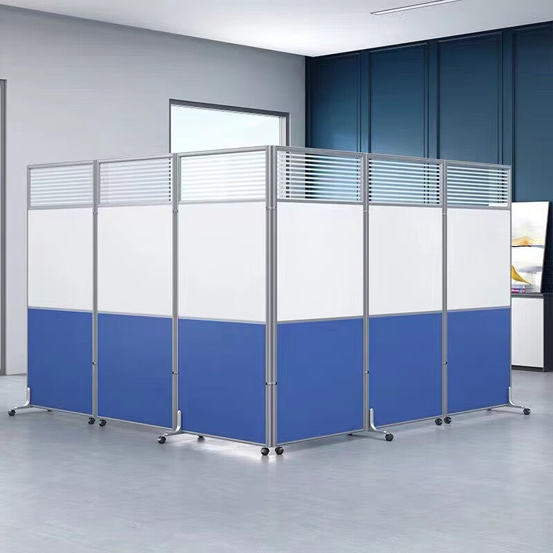 Office partition screen movablefolding desktop partition baffle factory workshop office activity sliding partition wall