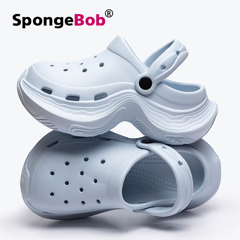 Women's clogs - new summer collection: thick-soled, anti-slip beach sandals with closed toe for adults. perfect for the beach and everyday wear