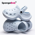 Women's clogs - new summer collection: thick-soled, anti-slip beach sandals with closed toe for adults. perfect for the beach and everyday wear