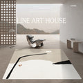 Distributed carpet living room accessible luxuryclassy crystal velvet bedroom bedside blanket coffee table sofa floor mat large area full paving