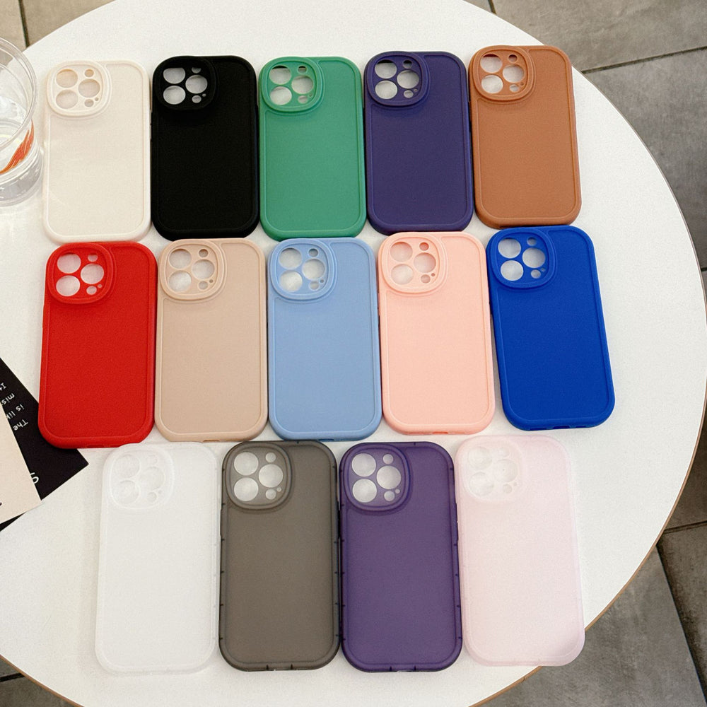 Lambskin leather case for apple iphone 16, big eye frosted grooved leather phone case, iphone 13 protective cover