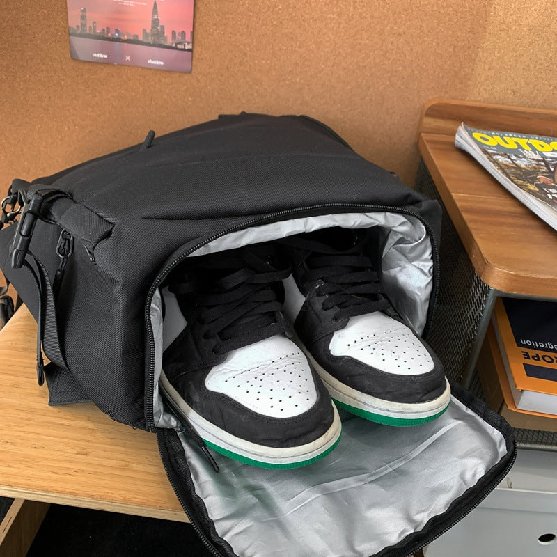 Cross-border backpack Simple Korean large-capacity men's and women's sports backpack Multifunctional leisure travel backpack