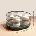 Microwave-safe steaming container - food-grade transparent steamer for hot steamed buns, multi-purpose hot dish keeper with lid for home use