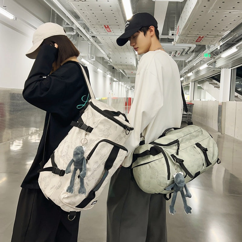 Cross-border female backpack middle school junior high school student high school Korean version college student schoolbag printed travel backpack computer bag