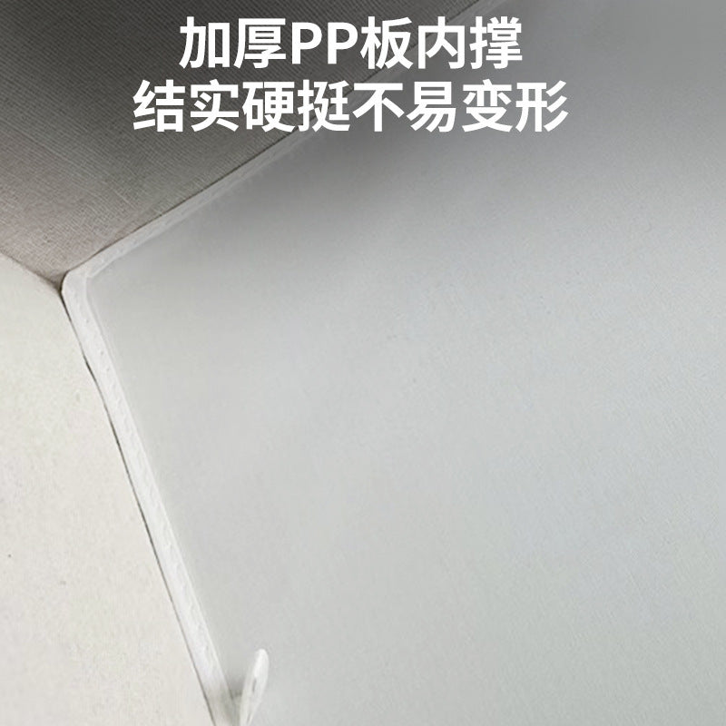 Foldable PP board household drawer wardrobe storage box light luxury finishing semi-visual finishing clothing storage box