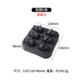 Freeze ice cube mold with lid silicone ice grids ice making film skull square ice maker cocktail ice ball film