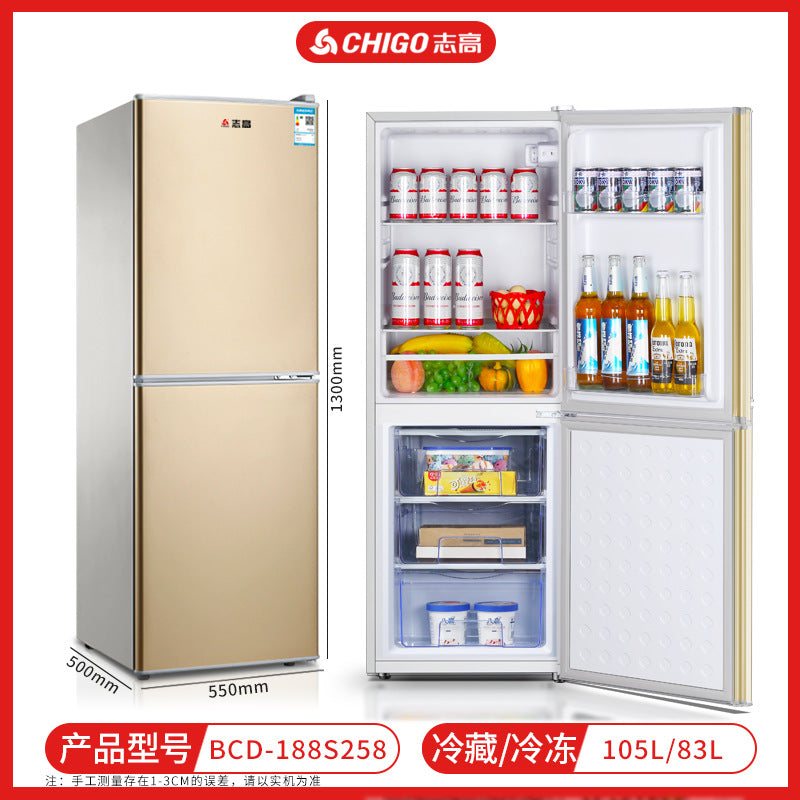 Chigo refrigerator home appliances procurement wholesale multi-specification tier 1 energy efficiency apartment refrigerator rental refrigerator for home