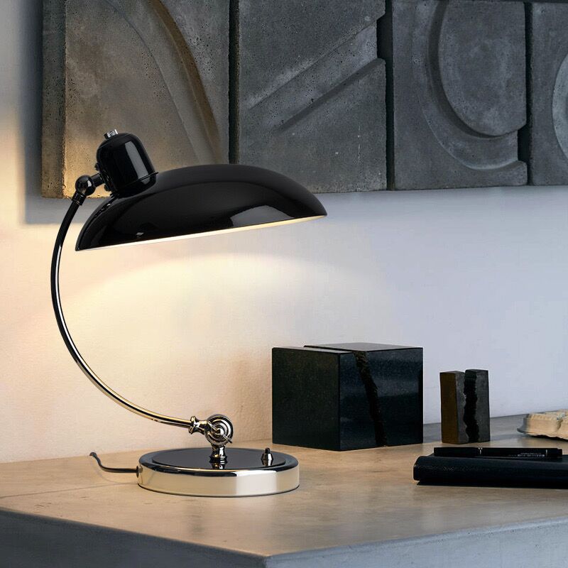 Danish bauhaus table lamp, vintage bedroom study desk reading, scandinavianretropopularaccessible luxuryins bedside lamp