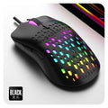Raiku g701 gaming mouse - ergonomic design, cool led lighting, braided cable - wired mouse for cross-border e-commerce (amazon)