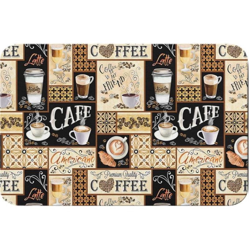 Kitchen drain mat diatom mud tableware drying mat countertop bar water-absorbent heat-insulating table mat coffee machine non-slip mat