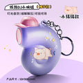Purple piggy hat shape