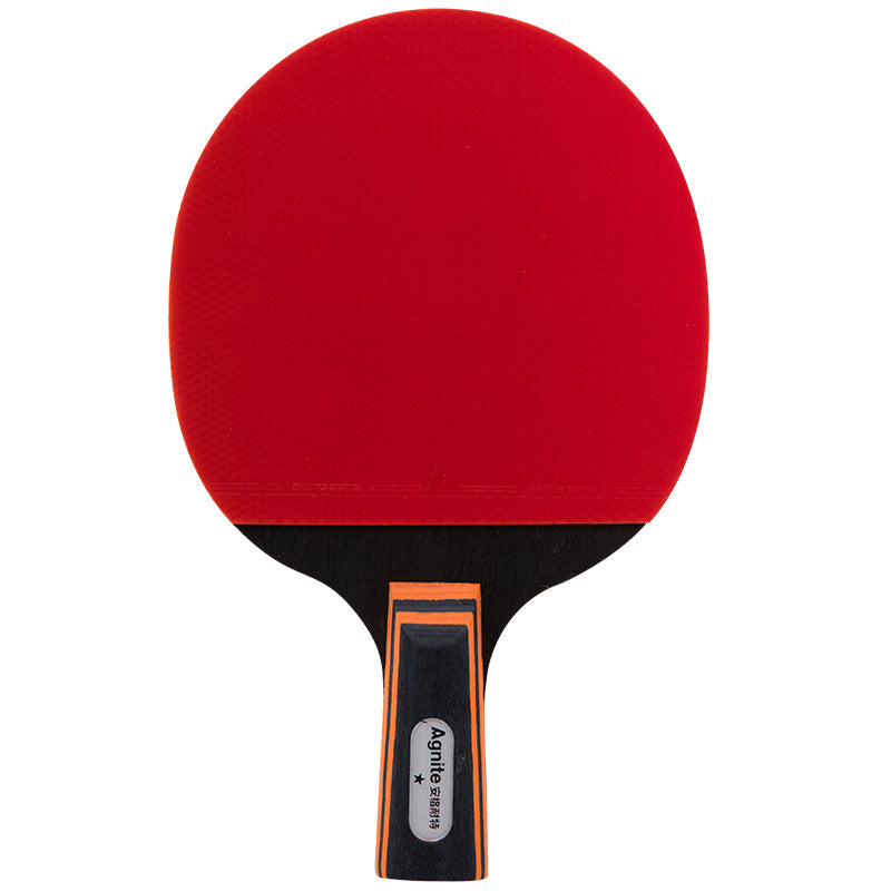 Deli Angnet table tennis racket one-star horizontal racket double-sided reverse glue arc ring fast-break table tennis single racket