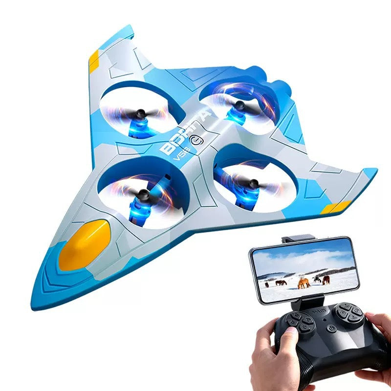 4drc new v56 remote control airplane aerial photography drone - durable, altitude-holding quadcopter for kids - boy's toy