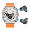 Flagship silicone silver orange - headphone & watch dual call