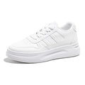 2025 spring new women's white sneakers - versatile chunky sole, korean style, ins & harajuku inspired, athletic skate shoes for students