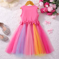 Girls' (toddler & little kid) dress, bowknot mesh sleeveless dress