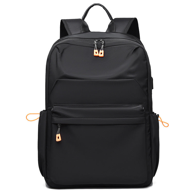 New fashion student schoolbag anti-splashing Oxford cloth leisure travel backpack men's and women's computer double back