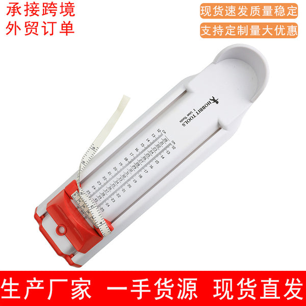 Spot straight hair adult foot measuring device measuring foot ruler footwear accessories measuring foot size foot length foot width