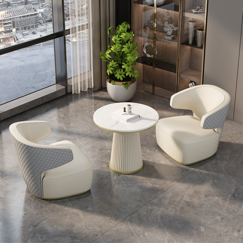 Reception and reception internet celebrity table and chair combination sales office negotiation accessible luxury hotel rest area business single sofa electric