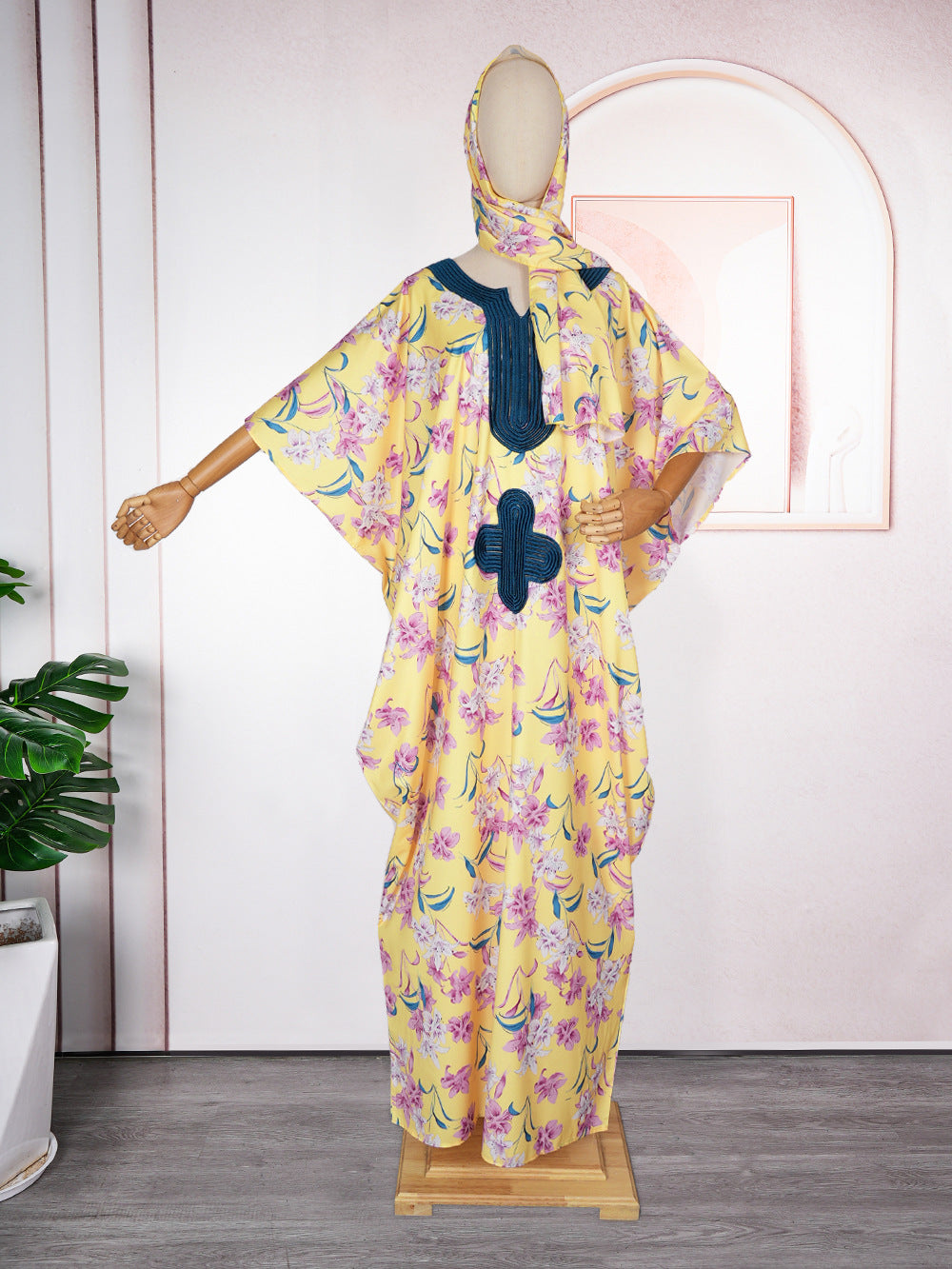 Aliexpress   summer hot selling printing robe fashionplus size african women's dress comes with headscarf