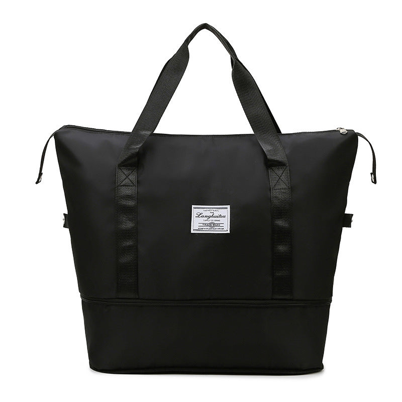 Wholesale travel bag expandable portable travel boarding sports yoga fitness bag luggage storage bag women's maternity bag