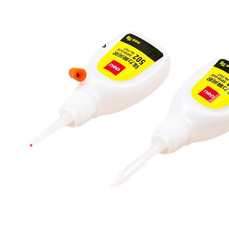 Deli 502 glue 7147 water soft glue instant manual super glue quick drying super strong plastic metal glue