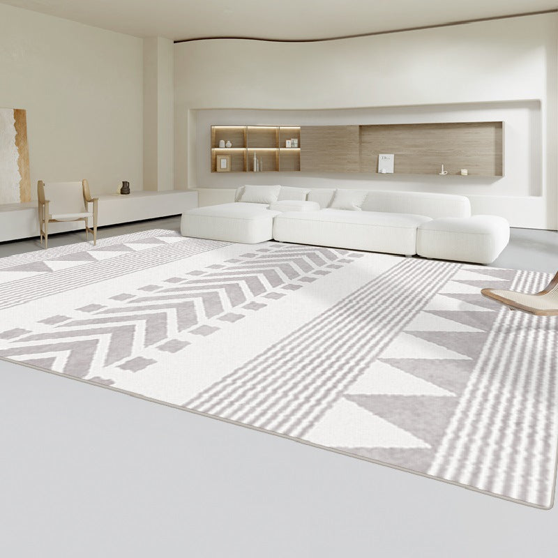 Living room carpet cream style classyaccessible luxurycasual sofa coffee table blanket for home no-wash large area full floor mat