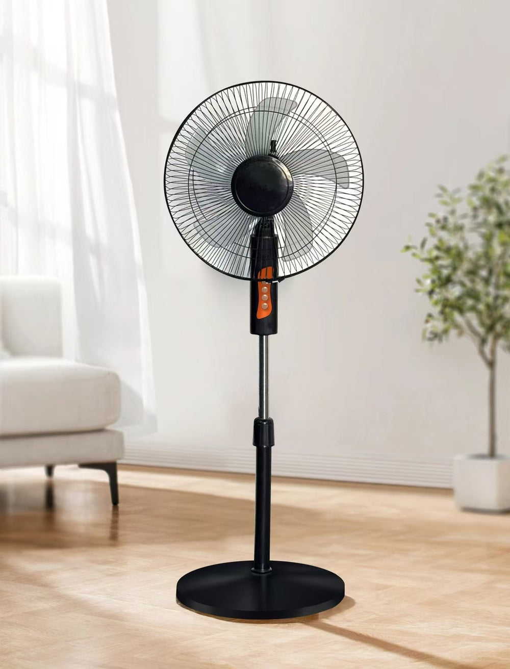 16inch for home fan remote control floor fan three-dimensional office dormitory strong wind factory gift wholesale electric fan