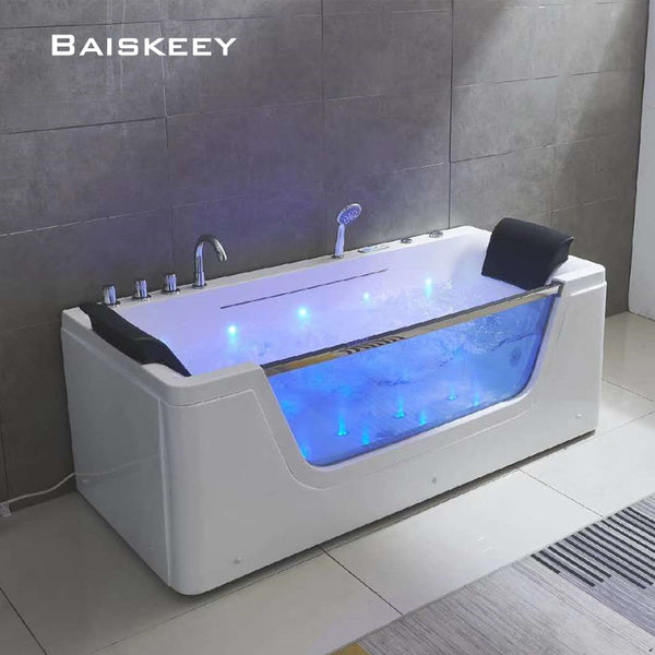 Foshan manufacturers Jacuzzi three-sided skirt thermostatic bathtub bath bath SPA bath  supply
