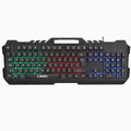 Limei t21 wired illuminated metal keyboard and mouse combo - mechanical feel, floating design, gaming keyboard and mouse set - cross-border e-commerce