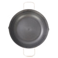 double-ear frying pan, deepened stainless steel flat bottomfor home pancake baking pan, induction cooker, gas honeycomb non-stick pan