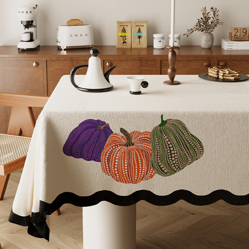 New dopamine tablecloth - creamy style fabric, high-end light luxury living room coffee table home desktop protector