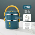 [blue and yellow-2 layers] + tableware