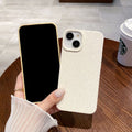 Wheat husk suitable for apple 16pro pure color mobile phone case iphone11/13 high-end ins anti-fall tpu protective cover