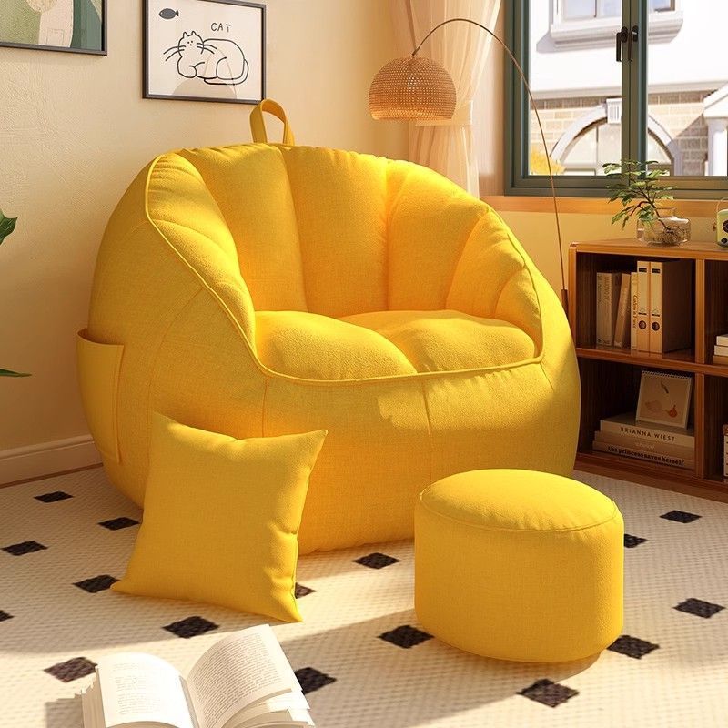 Lazy sofa can lie down and sleep in the bedroom bean bag single sofa back chair small apartment tatami casual sofa chair