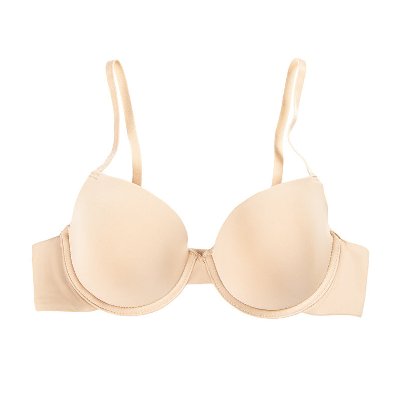 foreign trade intimates source french seamless intimates women's small breasts show big soft steel ring gathered plump expansion bra