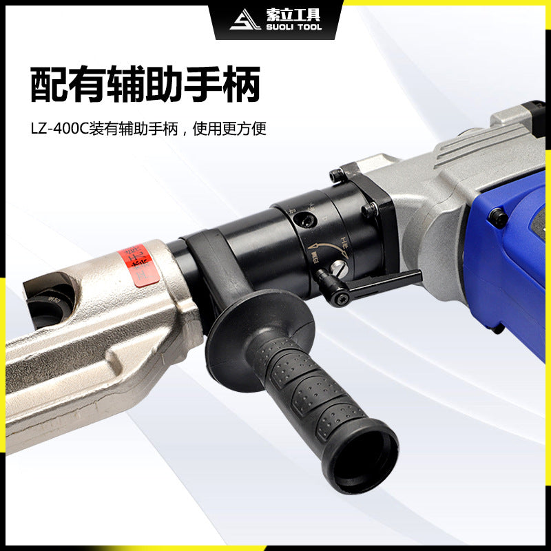 Plug-in electric crimping pliers Portable crimping pliers Copper and aluminum Multifunctional crimping cable scissors Electric terminals Hydraulic