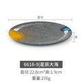 Melamine plate japanese plastic barbecue plate imitation porcelain round flat plate barbecue plate restaurant hot pot tableware dish plate commercial