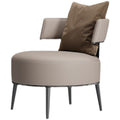 Nordic negotiation table and chair combination sales office reception lounge casual balcony leather single sofa coffee table combination
