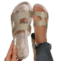 summer new arrival: plus-size women's flat slippers for cross-border e-commerce. available in sizes 36-43. wholesale options available. dropshipping to  and