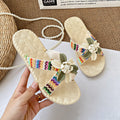 Trendy floral slides for women - new summer collection: unique design, non-slip soft sole, perfect for beach & pool
