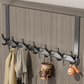Entry door storage rack, punch-free door-back bag and umbrella storage rack, punch-free wall-mounted door-back hook