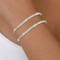 2025 new women's gold stackable bracelet stainless steel multi-layer chain set - unique design, personalized jewelry
