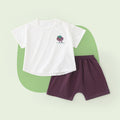 Baby short-sleeve set with shorts - lightweight summer outfit for infants and toddlers (ages 1-4) - boys' and girls' loose-fit outerwear