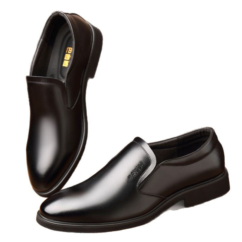 【military-grade leather shoes - premium quality】100% full grain cowhide leather, clearance sale! soft sole leather shoes for men, perfect for casual and business wear